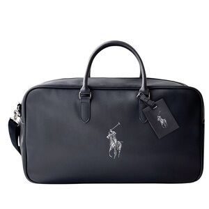 Polo by Ralph Lauren Black pu Leather Men's Bag